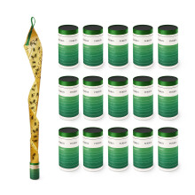 FERRIS | 16pk Sticky Fly Catcher Traps, Effective Non-Toxic Pest Control for Flies and Insects Tape Easy to Use & Dispose | Ideal for Home, Kitchen,