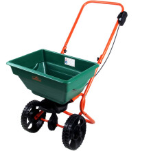 GARDEBRUK 25L Pneumatic Grass Seed Spreader | Adjustable Rate | Autumn Lawn Feed & Rock Salt Dispenser | Efficient, Durable Design for Professional