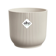 elho Vibes Fold Round Mini 7-100% recyclable Flower Pot - Indoor plant pot - Ø 7.0 x H 6.5 cm - White/Linen White
