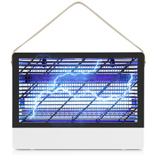 Quiet Hybrid Spectrum Fly Zapper Electric Fly Killer Catcher Fruit Trap Bug Zapper for Home Indoor Insect Mosquito Killer Lamp - UK Plug (Zapper with