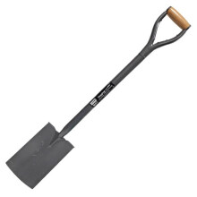 Gear4Garden Heavy Duty Garden Digging Spade Garden Tools Outdoor Gardening Accessories Spade Durable Padded Wooden D-Handle