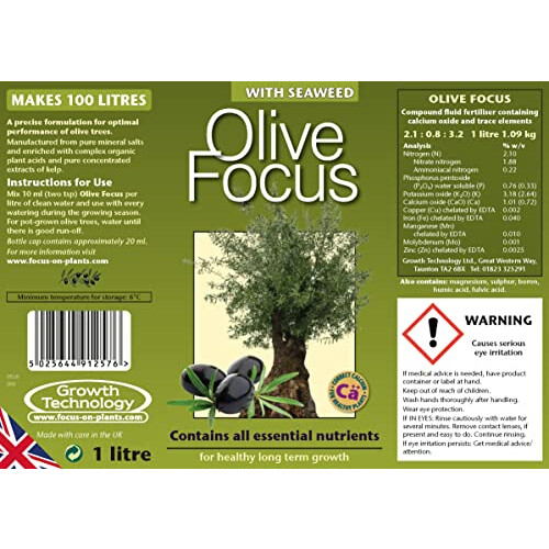 Olive Focus Liquid Concentrated Fertiliser 1 Litre 1