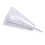 Testwest TRADITIONAL CLEAR PLASTIC RAIN WEATHER GAUGE CONE WITH SPIKE 1