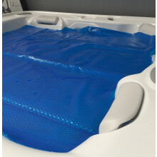 Happy Hot Tubs Quality 7ft x 7ft. Thermal Floating Spa Blanket Hot Tub Cover 400 Micron Bubble