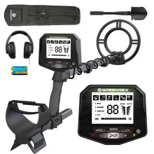 GreenRex Metal Detector for Adults Professional, Waterproof Pinpoint, High Accuracy Gold and Silver Detection, Underwater and Beach Use, 10'' IP68 Co