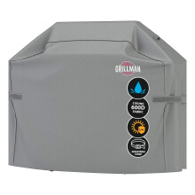 Grillman Large BBQ Cover Waterproof Heavy Duty - XL Barbecue Grill Cover for Weber, Char Broil, Outback, More - Windproof, UV-Resistant, Rip-Proof BB