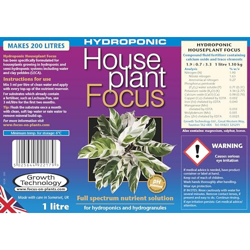 Hydroponic Houseplant Focus 1 litre 1