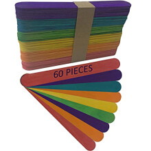 60 Pcs Eco-Friendly Large Wooden Plant Pot Labels Markers Sign Tags for Garden Outdoor Indoor