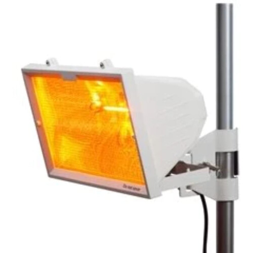 Outdoor Infared Heater with Mesh Grille in White