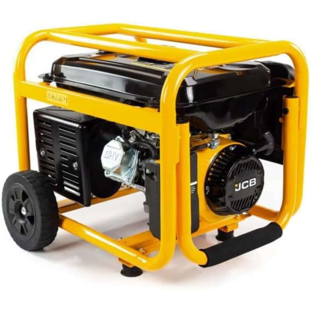 Jcb 3.6Kw / 4.5Kva Petrol Site Generator 115V / 230V 7.5Hp 224Cc Engine Recoil Start Engine Heavy Duty Professional Use Trade Worksite Builder Po