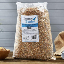 Happy Beaks No Mess Wild Bird Seed - No Grow No Husk No Waste Feed Mix High Energy Premium Food For Wild Birds (14kg)