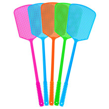 Fly Swatters,5 Pack Plastic Heavy Duty Multipack Matamoscas, Long Handle Fly Swat Shatter Bulk, Large Bug Swatter That Work for Indoor and Outdoor By