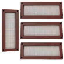 HowseHold Air Brick Mesh Cover (Pack of 4) Pest Proof Stainless Steel Vent Mesh for Rodent, Bird & Insect Protection Fits Standard Air Bricks