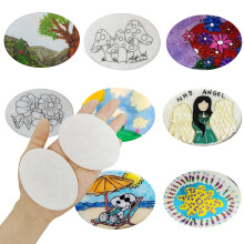Hisredsun 20 pcs 2.36-3.5 inch White Painting Pebbles, Large Smooth Pebbles for Painting Mandala and Kindness Rocks for Arts, Crafts, Garden Decorati