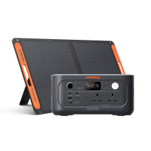 Jackery Solar Generator 500 v2 with 100W Solar Panel, 230V/500W Pure Sine Wave Portable Power Station, 1000W AC Output, 512Wh LiFePO4 Lithium Camping