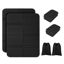 Klways Set of 2 Foldable Outdoor Seat Cushions, Insulated Thermal Seat Pad, Outdoor, Equipment for Travel (with Storage Bag)