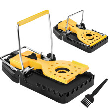 Kwaiyole Rat Traps, 2pack Large Heavy Duty Rat Trap That Kill Instantly,Reusable Mouse and Rat Traps for Mouse Rat Chipmunk,High Sensitive Snap Traps