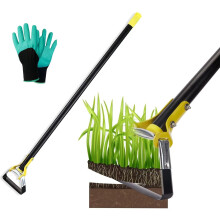 Garden Hoe Hoe Garden Tool 74in Stirrup Hoes for Planting Vegetables Farm, Stainless Steel Handheld Hula Hoes -Stirrup Hoe with Adjustable Action Hoe