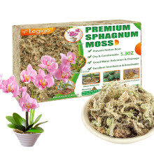 Legigo 150g Premium Sphagnum Moss Potting Mix- Natural Succulent Carnivorous Plants Moss Dried, Plant Growing Medium for Orchid Succulent Sarracenia