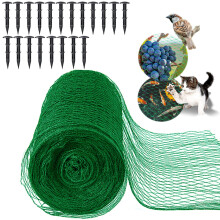 MAYADUO Garden Netting for Plants Fruit Veg Patch Grass Seeds, Anti Bird Netting Kit with Plastic Ground Pegs, Pond Netting Cover, Plant Netting Prot