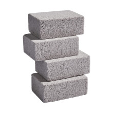 Grill Brick Block 4Pcs Grill Cleaning Brick Grill Stone Pumice Cleaning Block BBQ Cleaning Tool, Remove Oil Stains for Grilling Barbeque Griddle Flat