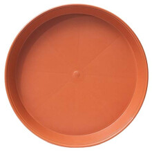 Muddy Hands Heavy Duty Terracotta Round Plastic Plant Pot Saucer Planter Water Drip Tray Base Plate (1, 45cm)