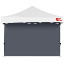 MASTERCANOPY Instant Gazebo Sidewall Panels Sunwall for 3.6x3.6M Pop Up Gazebo,1 Piece,Dark Gray