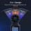 Mcbazel 3 in 1 Handheld Digital Anemometer Wind Meter,High Precision Wind Speed Measuring, Digital Wind Speed Meter with Backlight for HAVC,Sailing,F 3