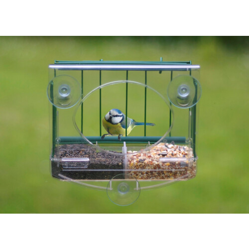 Meripac PIGEON-PROOF Window Feeder with Large Capacity Seed Tray 2