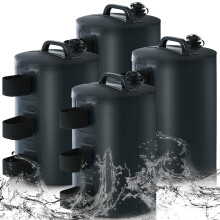 MASTERCANOPY Gazebo Water Weight Bags,Leg Weights for Pop Up Canopy 4pcs/Pack Black