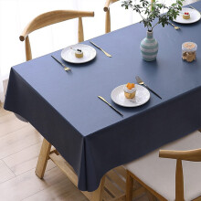 Newthinking PVC Table Cloth Wipe Clean Tablecloth Plastic Waterproof Table Protector, Rectangular Wipeable Tablecloths for Kitchen Picnic Outdoor Ind