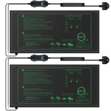 Mojimdo 50W Heating Mat Plants with Thermostat - Quick Heating, Fire Protection, Heat Mat for Germination and Temperature Regulation, Ideal for Seedl
