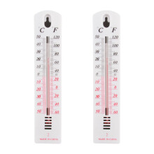 2Pcs Wall Thermometer, Outdoor Thermometer Read Accurate Celsius and Fahrenheit Large Wall Mounted Room Temperature Monitor Easy-to-Mount Design for