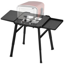 Grill Stand for Ninja Woodfire Outdoor Grill (OG701/OO101 series) Pizza Oven Table stand for Ninja Outdoor BBQ stand with side table