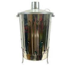 OptiProducts 60 Litre 60L Large Galvanised Metal Incinerator Recycle Garden Rubbish Fire Burning Bin Leaves Wood Burner