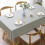 Newthinking PVC Table Cloth Wipe Clean Tablecloth Plastic Waterproof Table Protector, Rectangular Wipeable Tablecloths for Kitchen Picnic Outdoor Ind 1