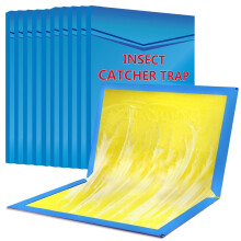 Sticky Traps - Multi-Use Boards Pest Traps Boards - Sticky Pads Board Gum Pads for Commercial Home Indoor Outdoor Garden Garage Kitchen Office (10 Pa