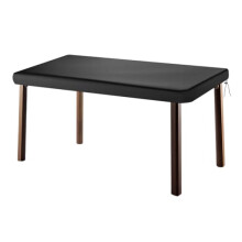 OFFCUP Rectangular Garden Table Top Covers, 210D Waterproof Outdoor Patio Coffee Side Table Cover, Heavy Duty Oxford Fabric Windproof Anti-UV Furnitu
