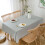 Newthinking PVC Table Cloth Wipe Clean Tablecloth Plastic Waterproof Table Protector, Rectangular Wipeable Tablecloths for Kitchen Picnic Outdoor Ind 4