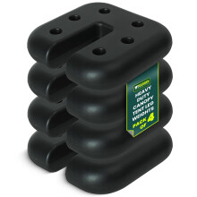 My Garden Gazebo Weights Set of 4 - Heavy Duty 2.3kg Each - Cement Filled Tent Leg Weights - Canopy Base Anchor for Gazebo, Parasol, Pergola & Marque