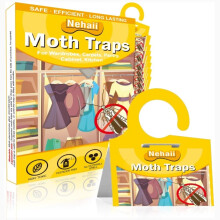 Nehaii Moth Traps, 5 Pack Clothes Moth Pheromone Traps Repellent for Wardrobes