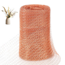 OFFCUP Pure Copper Mesh Rodent Pest Control, 127mm*12m Fine Wire Mesh Roll, Copper Wire Mesh Rat Proofing, for Snail Rat Bat Birds Insect Slug Repell