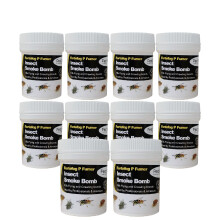 Smoke Bomb Professional Strength Fogger Fumigator for Fleas Bed bugs Moths Cluster fly Spider Poultry Red Mite and all insects Killer Midi Fumer 11g
