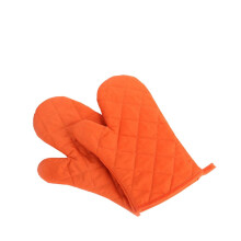 Oven Baking Gloves Cooking Mitts Kitchen 1 Pair Orange