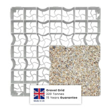 Neat Plastics Coloured Gravel Grid for Driveways, Driveway Grids, Shed Base Plastic Grid, Gravel Membrane, Plastic Sheds for Outdoor Use - Durable Ga