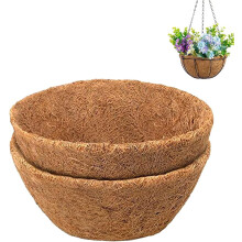 2PCS Trough Coco Replacement Liners,24/30/36/48 Inch Wall-mounted Coco Liner Trough,Coco Liner for Window Box & Hanging Trough Planters (8 Inch-1PCS)