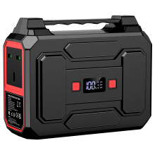 Powkey 99Wh/ 27000mAh Portable Power Station,100W Camping Power Pack,Solar Generator with AC/DC/USB/Type- C Outlet for Outdoors Camping Travel Fishin
