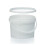 NEW 5 x 2.5 L, Ltr, Litre Plastic Buckets with Lids 1