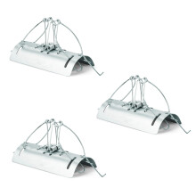 Pest-Stop Tunnel Mole Trap – Deter Moles – Capture Moles – Strong Mechanism – Durable – Rust Resistant – Reusable – Pack of 3