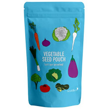 Scott&Co. Vegetable Seeds Variety Pack, UK Veg Planting, Carrot, Broccoli, Onion, Tomato, Aubergine, Cabbage, Parsnip, Sprout, Leek, Cauliflower. Chr